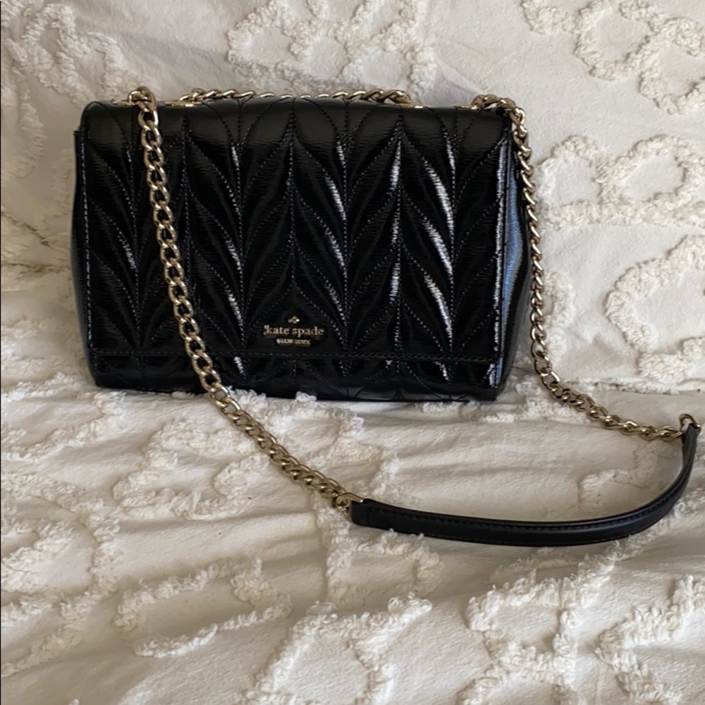 Kate Spade black chain shoulder bag
